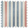 Emily Bond Cornish Stripe, Blue Multi - Twist&Fit Roman Blind